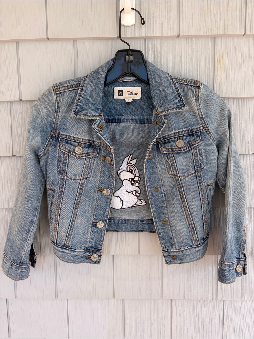 Disney Light Blue Denim Kids Jacket with Thumper Patch